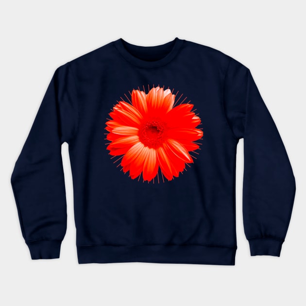 Flower Chakra Red Crewneck Sweatshirt by emma17